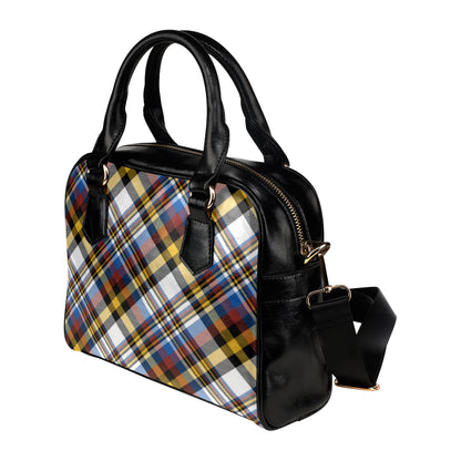 Madras Pattern Print Design 01 Shoulder Handbag