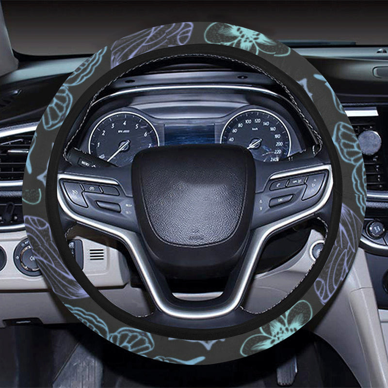 Butterfly Dragonfly Steering Wheel Cover with Elastic Edge