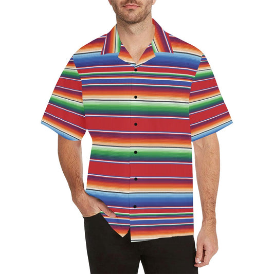 Serape Print Design LKS304 Men's Hawaiian Shirt