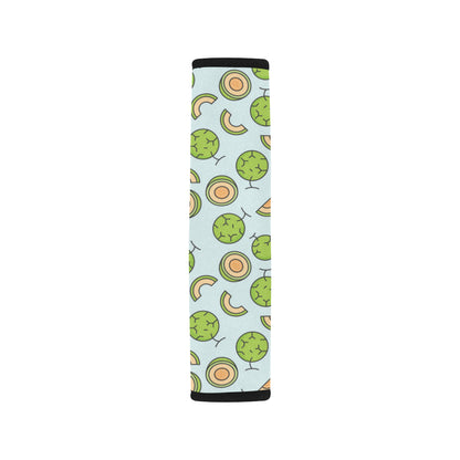 Cantaloupe Pattern Print Design 02 Car Seat Belt Cover