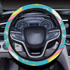 Donut Pattern Print Design DN013 Steering Wheel Cover with Elastic Edge