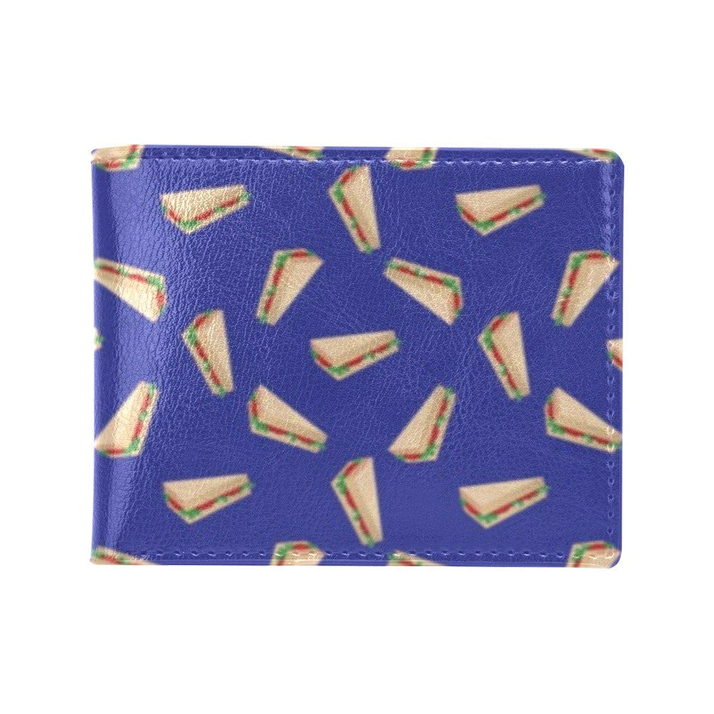 Sandwich Print Design LKS303 Men's ID Card Wallet