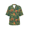 Lion Jungle Pattern Print Design 05 Women's Hawaiian Shirt