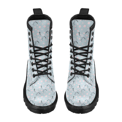 Sakura Bird Print Design LKS304 Women's Boots