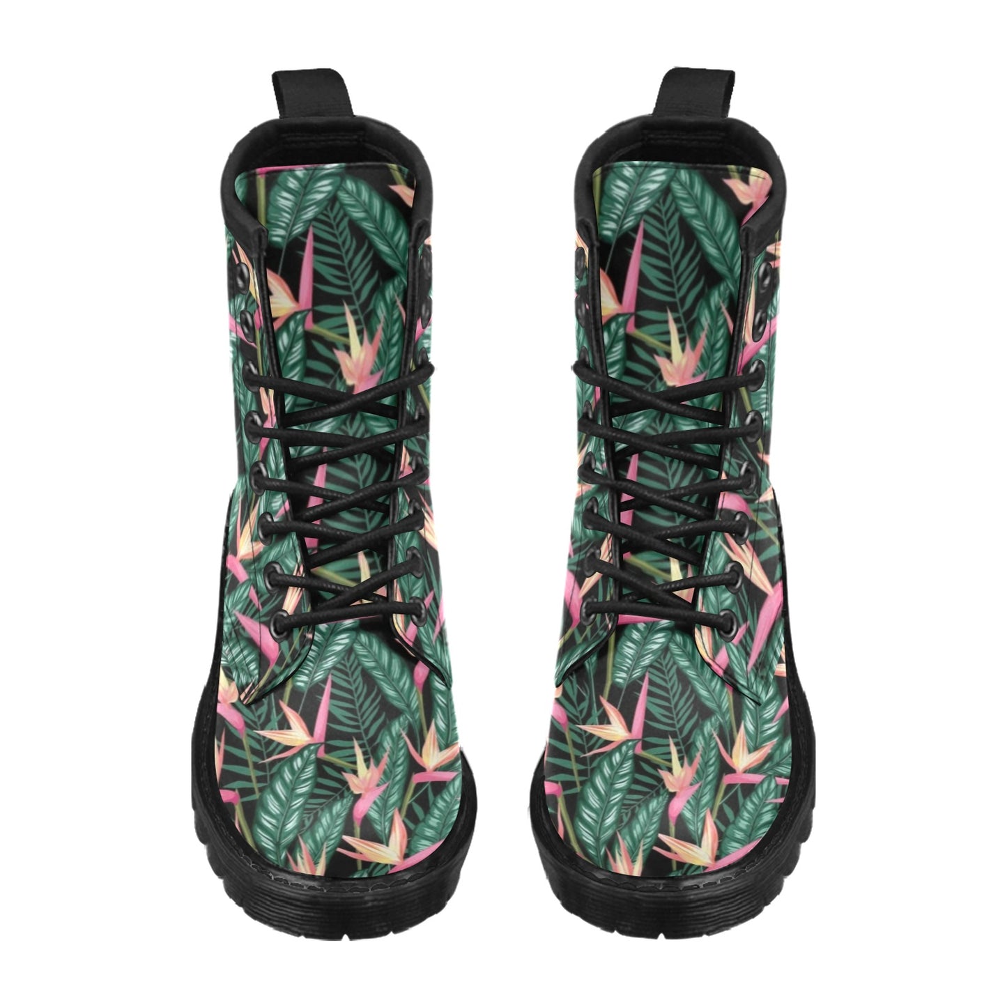 Bird Of Paradise Pattern Print Design BOP03 Women's Boots