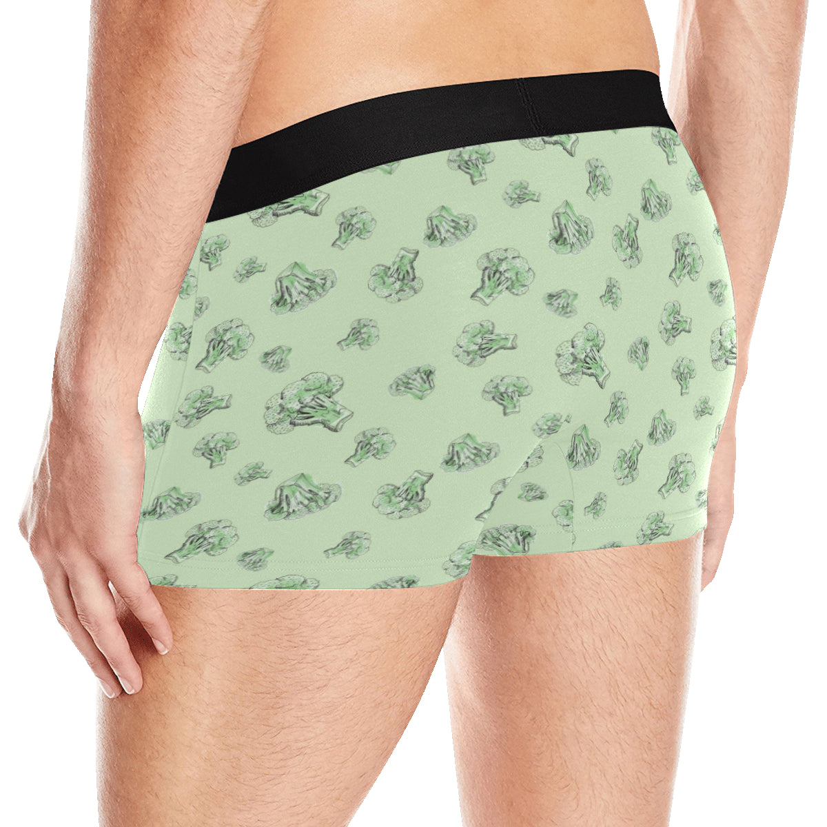 Broccoli Pattern Print Design 05 Men's Boxer Briefs