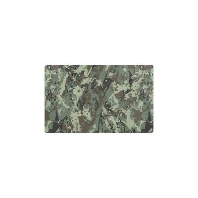 Camouflage Pattern Print Design 06 Kitchen Mat