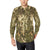 Camo Realistic Tree Texture Print Men's Long Sleeve Shirt