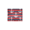 Nautical Pattern Print Design A05 Men's ID Card Wallet