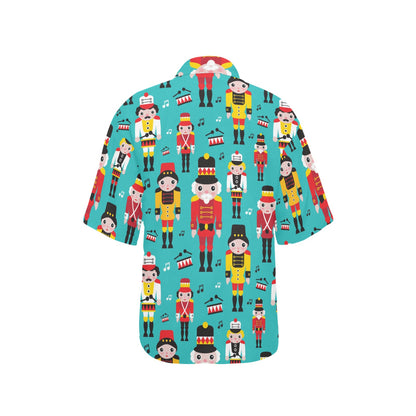 Nutcracker Pattern Print Design A03 Women's Hawaiian Shirt