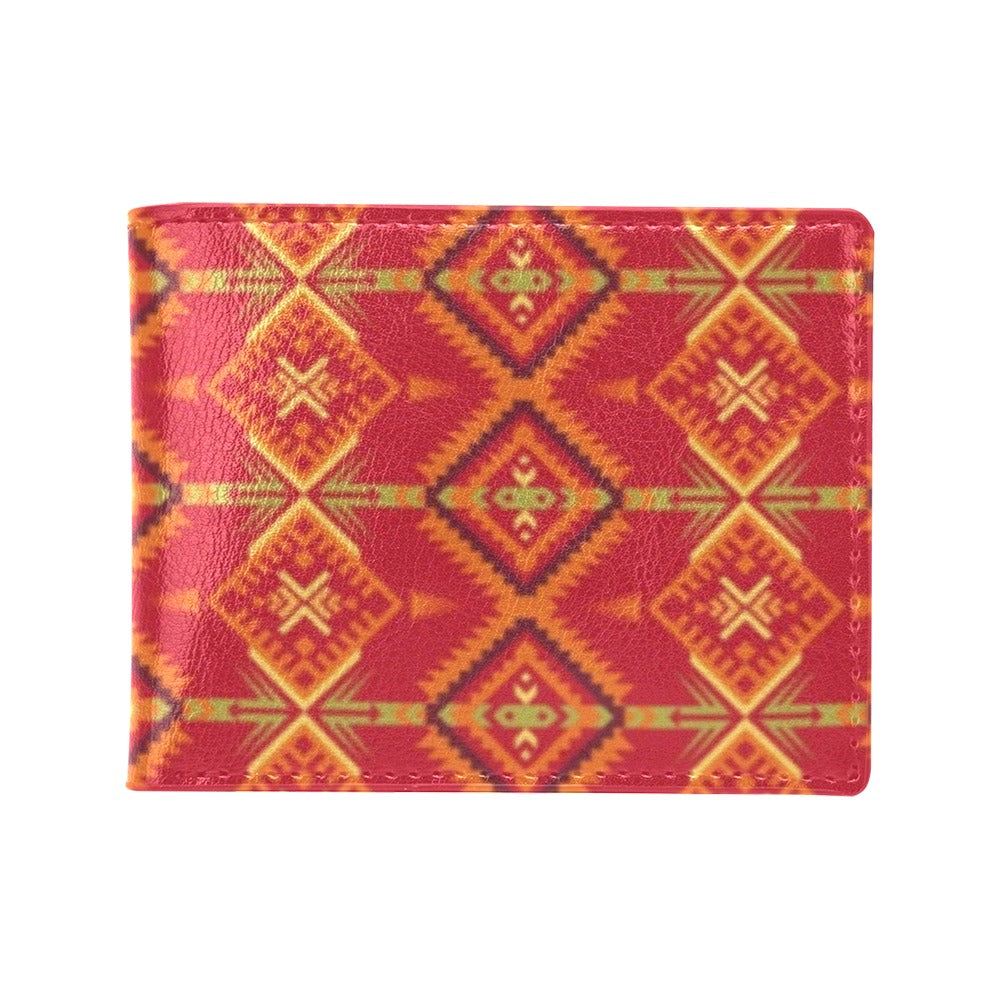 Southwest Pattern Print Design LKS305 Men's ID Card Wallet