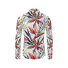 Tropical Flower Pattern Print Design TF021 Men's Long Sleeve Shirt