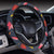 Elm Leave Colorful Print Pattern Steering Wheel Cover with Elastic Edge