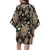 Turtle Polynesian Tribal Hawaiian Women's Short Kimono