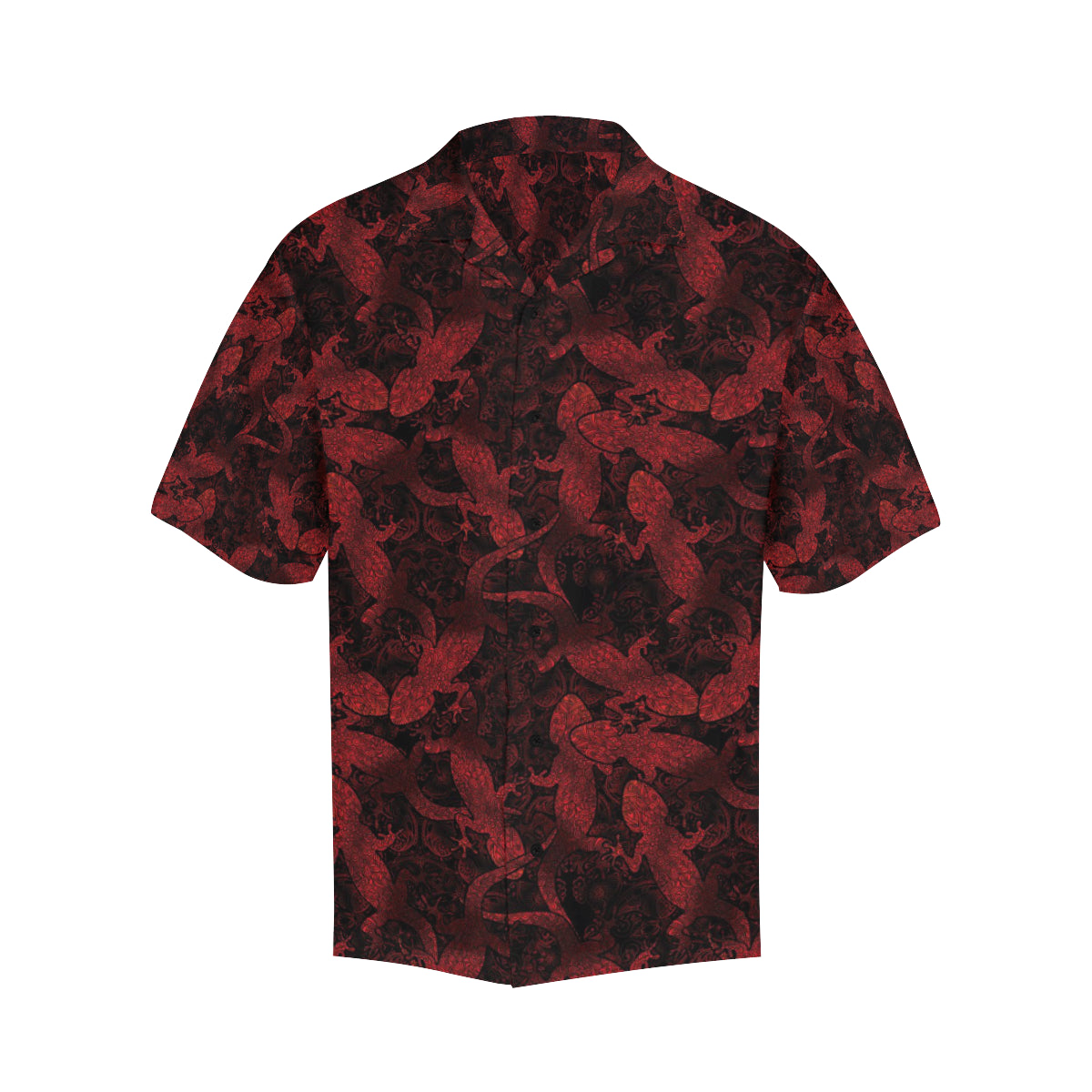 Gecko Pattern Print Design 04 Men's Hawaiian Shirt