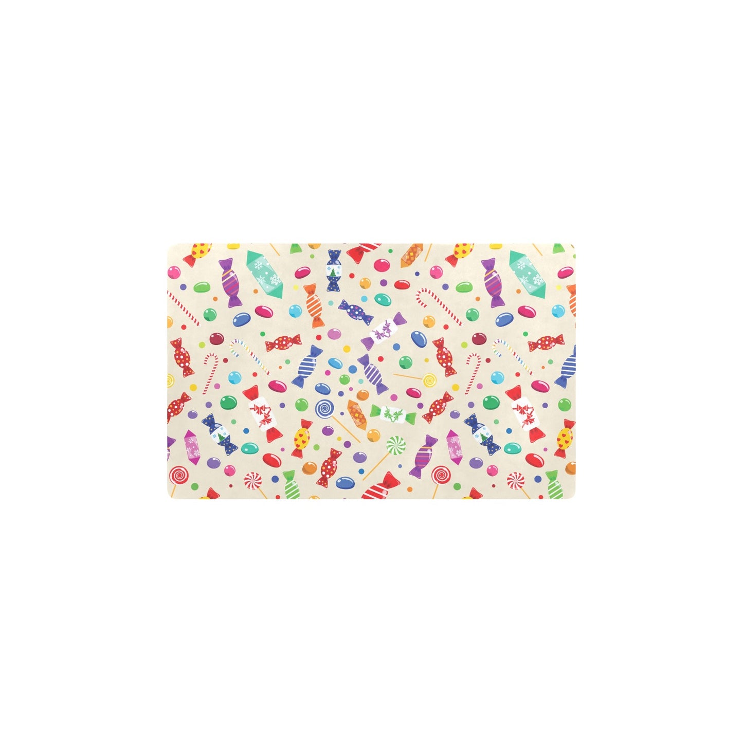 Candy Pattern Print Design 04 Kitchen Mat