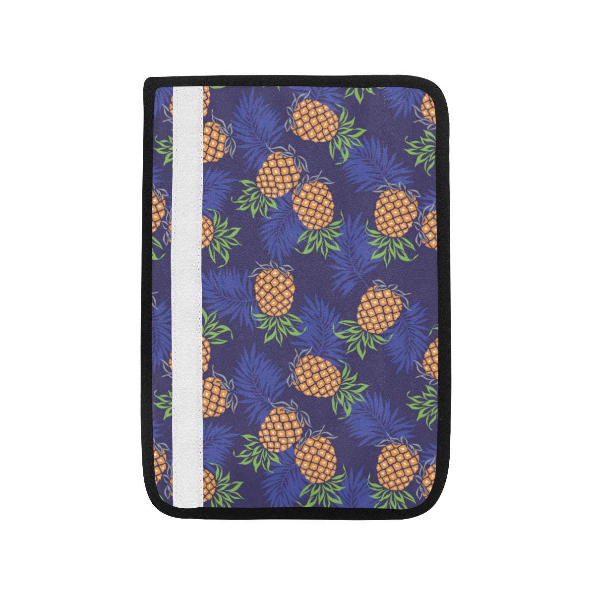 Pineapple Pattern Print Design PP02 Car Seat Belt Cover