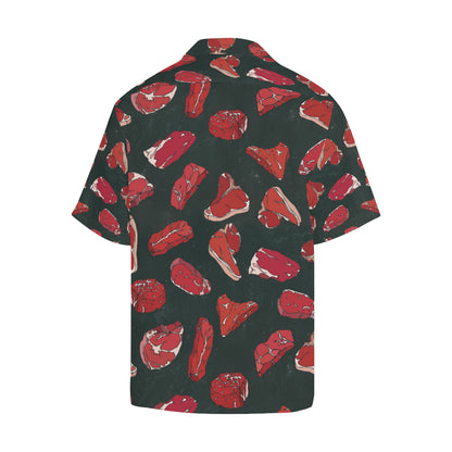 Meat Pattern Print Design 01 Men's Hawaiian Shirt