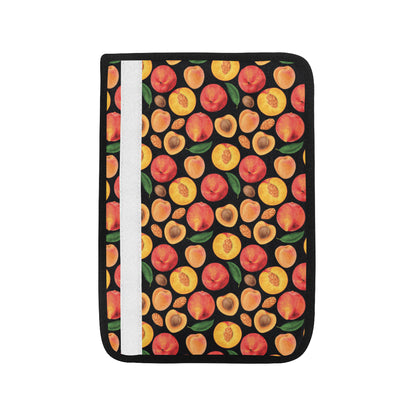 Peach Pattern Print Design A02 Car Seat Belt Cover