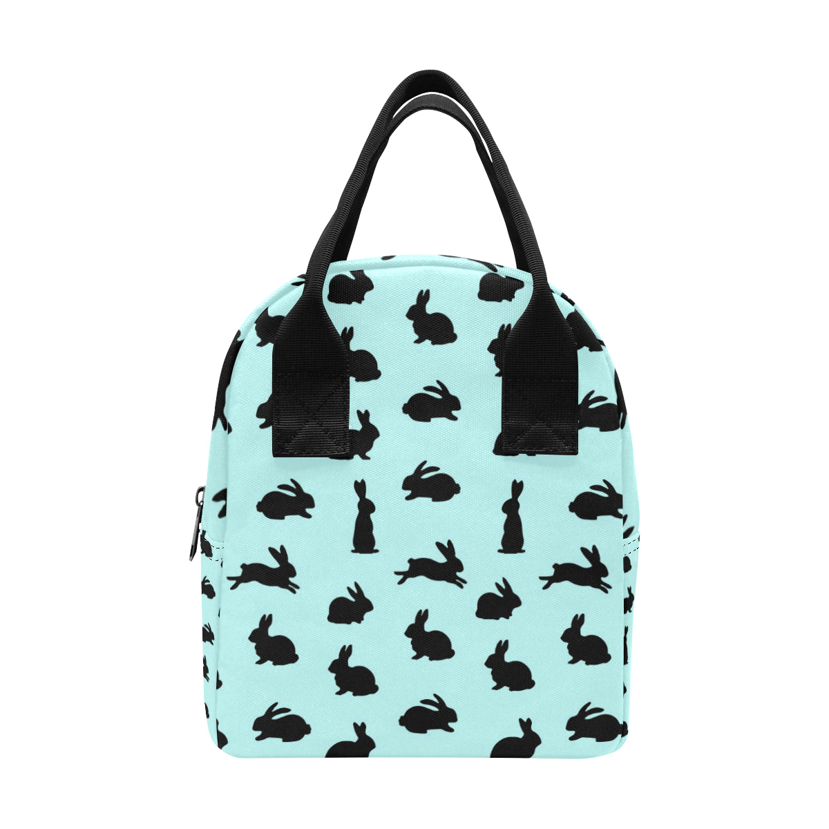 Rabbit Pattern Print Design RB010 Insulated Lunch Bag