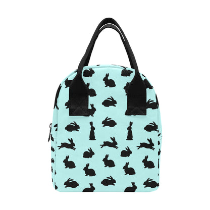 Rabbit Pattern Print Design RB010 Insulated Lunch Bag