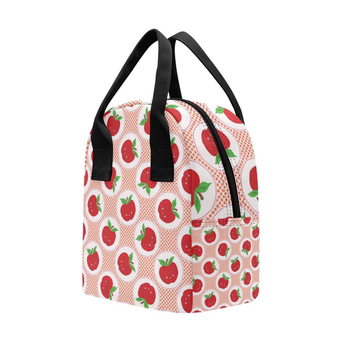 Apple Pattern Print Design AP08 Insulated Lunch Bag