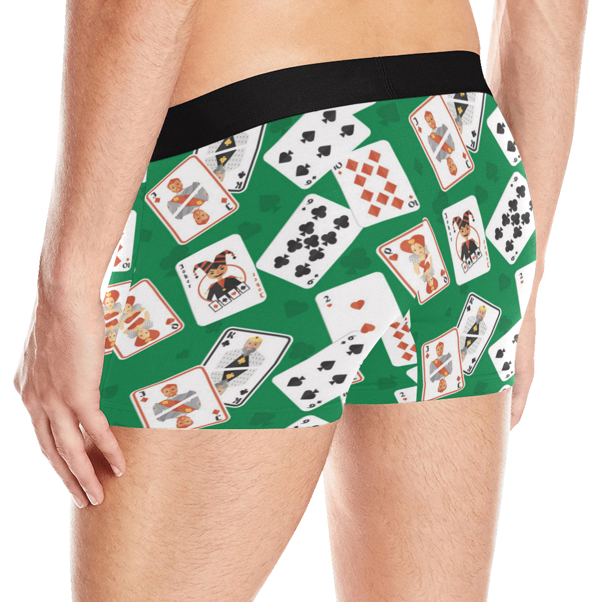Poker Cards Pattern Print Design A03 Men's Boxer Briefs