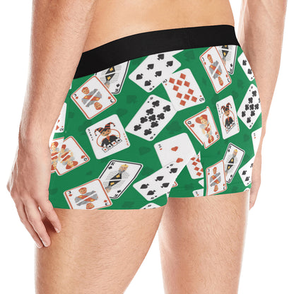 Poker Cards Pattern Print Design A03 Men's Boxer Briefs