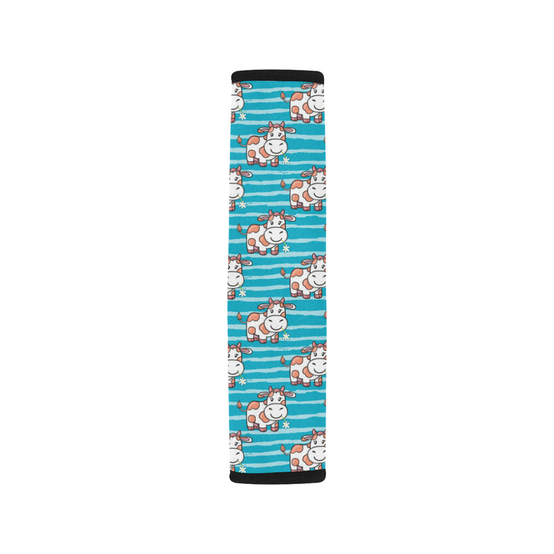 Cow Cute Print Pattern Car Seat Belt Cover