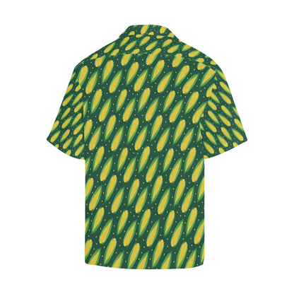 Corn Pattern Print Design 03 Men's Hawaiian Shirt