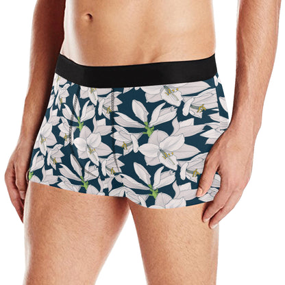 Amaryllis Pattern Print Design 01 Men's Boxer Briefs