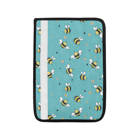 Bee Pattern Print Design BEE02 Car Seat Belt Cover