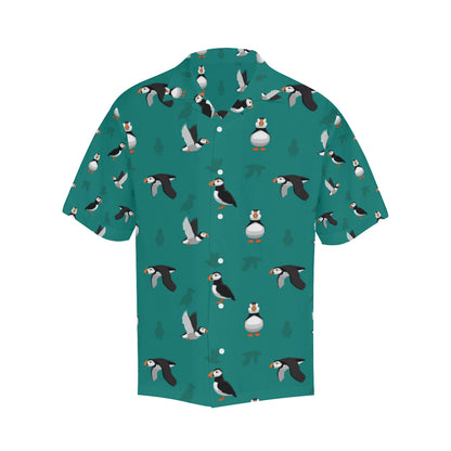 Puffin Pattern Print Design A02 Men's Hawaiian Shirt