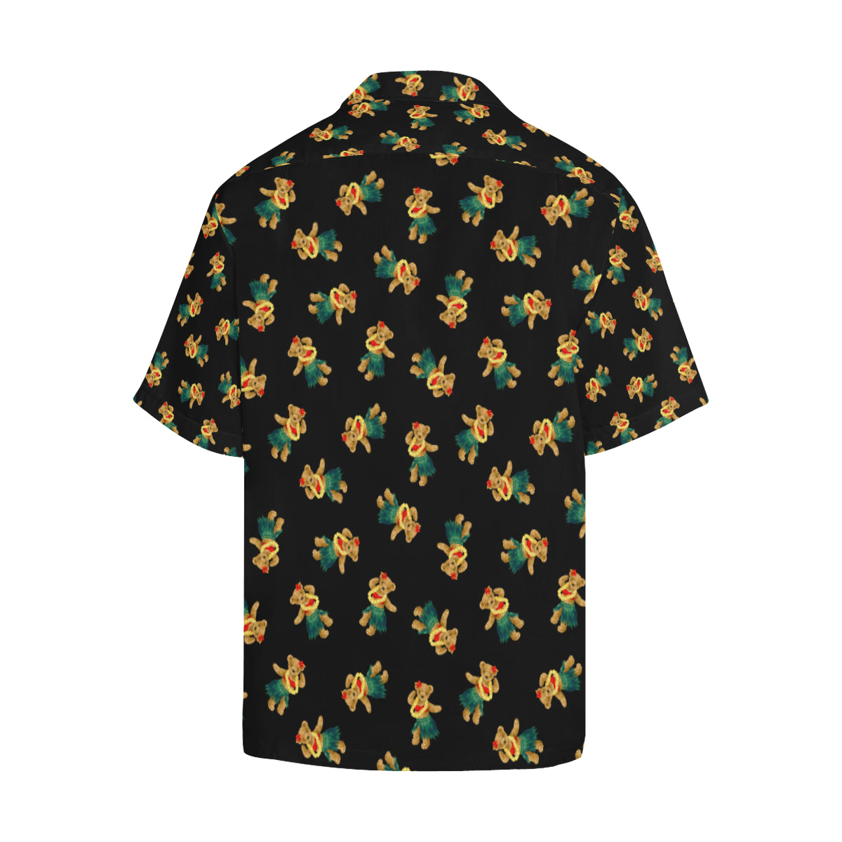 Hula Bear Pattern Print Design 06 Men's Hawaiian Shirt