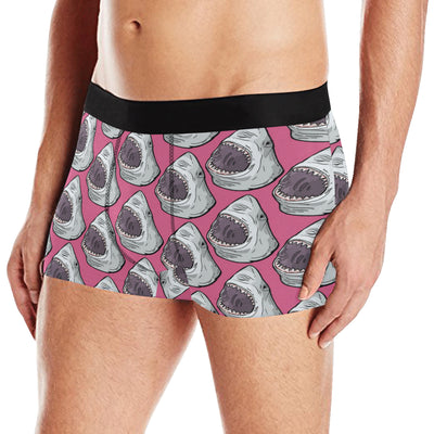 Great White Shark Pattern Print Design 01 Men's Boxer Briefs