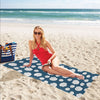 Seashell Print Design LKS3012 Beach Towel 32" x 71"