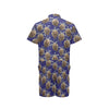 Sea Turtle Pattern Print Design T05 Men's Romper