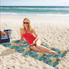 Tiger Tropical Print Design LKS301 Beach Towel 32" x 71"