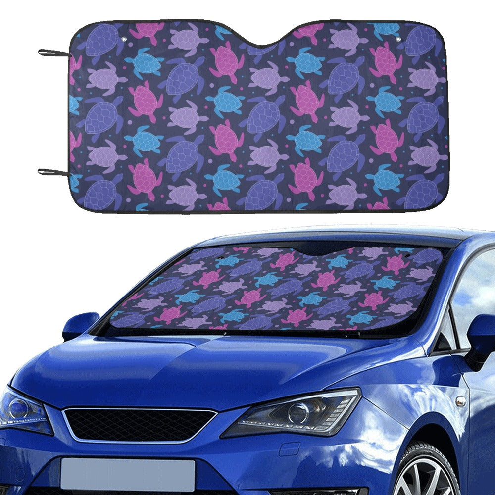 Sea Turtle Print Design LKS309 Car front Windshield Sun Shade