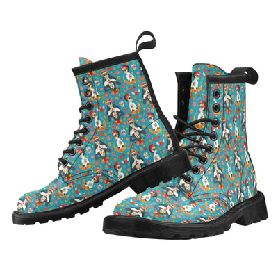 Day of the Dead Old School Girl Design Women's Boots