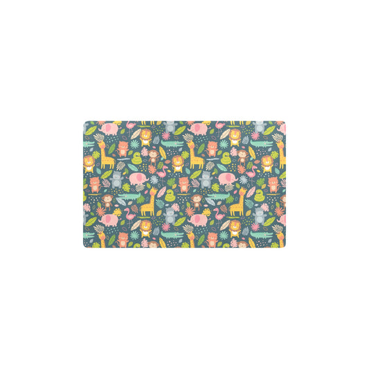 Safari Animal Cartoon Print Design LKS305 Kitchen Mat