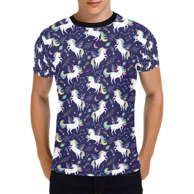 Unicorn Print Design LKS305 Men's All Over Print T-shirt