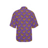 Monarch Butterfly Purple Print Pattern Women's Hawaiian Shirt