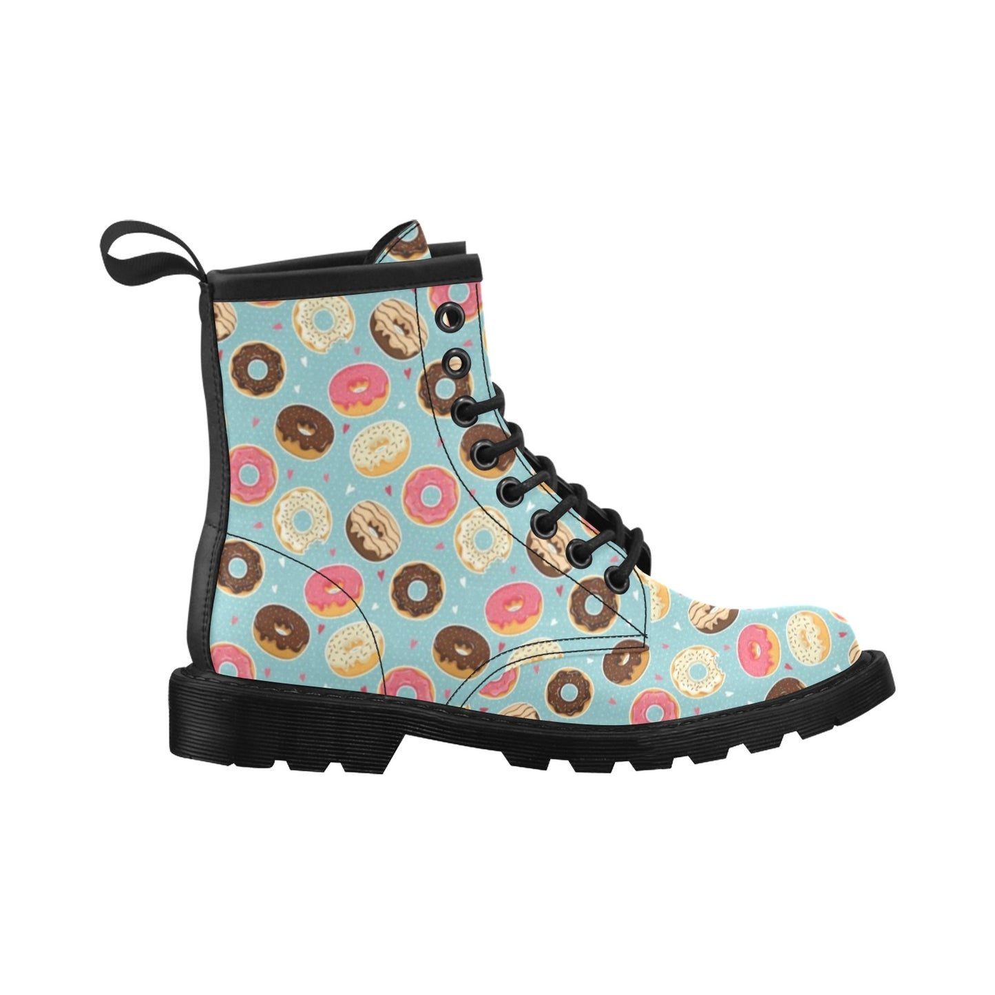 Donut Pattern Print Design DN04 Women's Boots