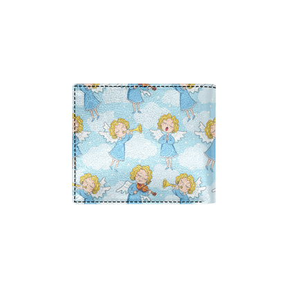 Angel Musician Pattern Print Design 09 Men's ID Card Wallet