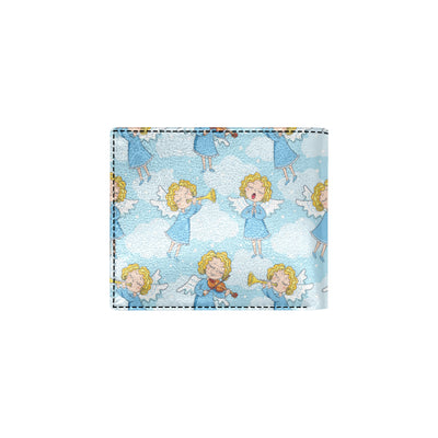 Angel Musician Pattern Print Design 09 Men's ID Card Wallet