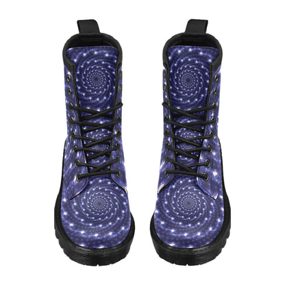 Vortex Print Design LKS305 Women's Boots