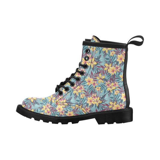 Summer Floral Print Design LKS304 Women's Boots