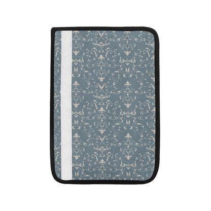 Damask Elegant Teal Print Pattern Car Seat Belt Cover