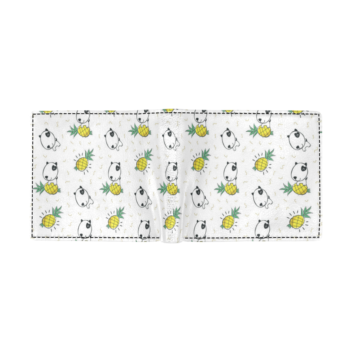 Bull Terriers Pattern Print Design 05 Men's ID Card Wallet